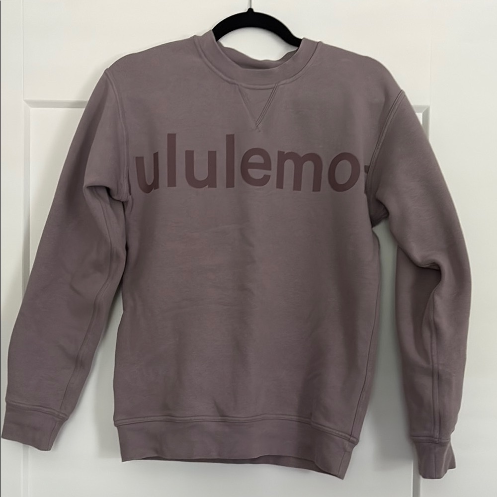 lululemon purple crewneck sweatshirt amazing condition